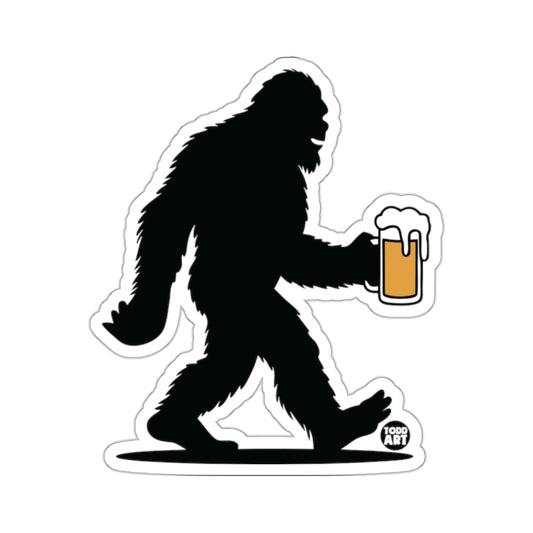 TODD ART Bigfoot Beer Cryptid Lover Unique Product Type