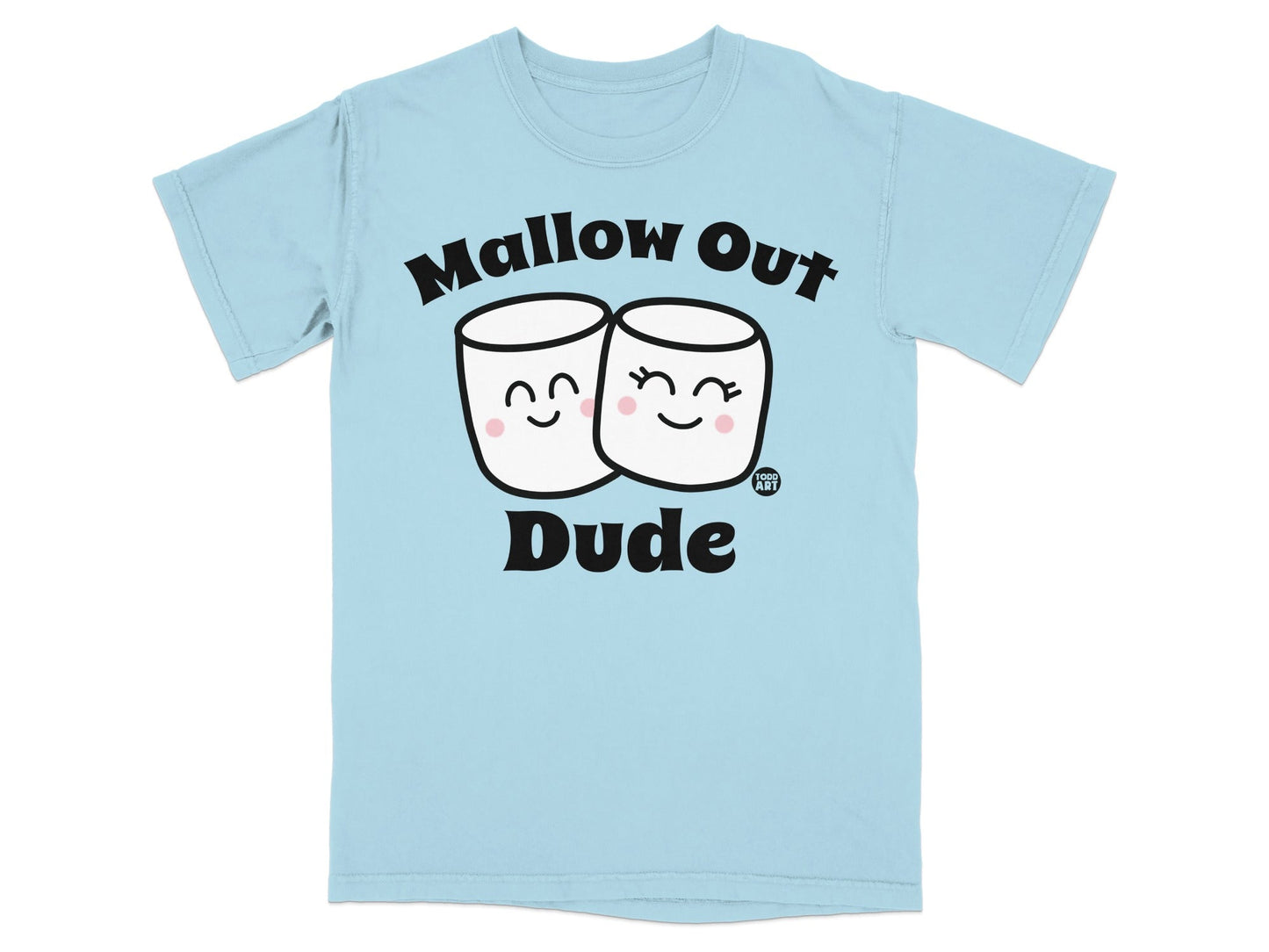 Mallow Out Dude Cute Marshmallow Graphic T-shirt