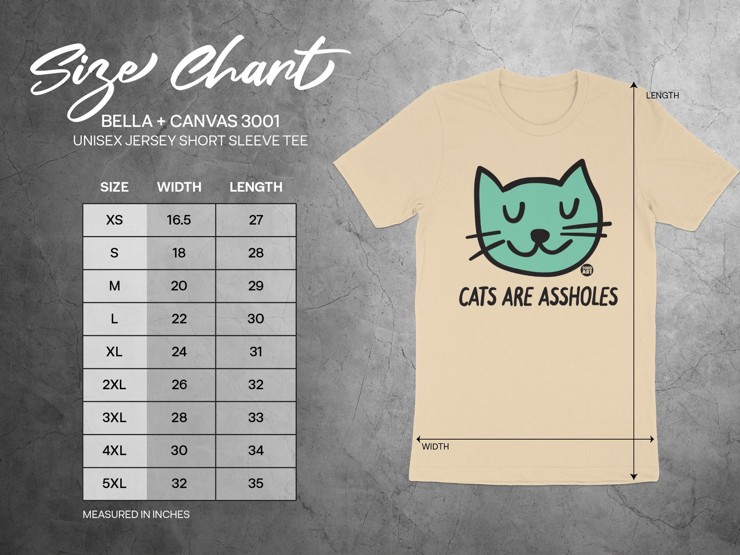 Playful Cat Design Cats Are Assholes Graphic T-Shirts
