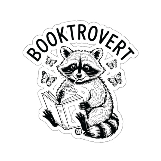 Booktrovert Raccoon Book Beverage Butterflies product type
