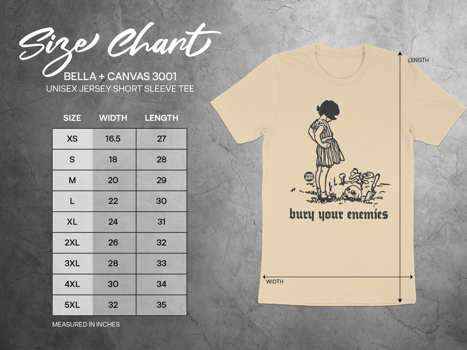 Bury Your Enemies Unisex Jersey Short Sleeve Tee product