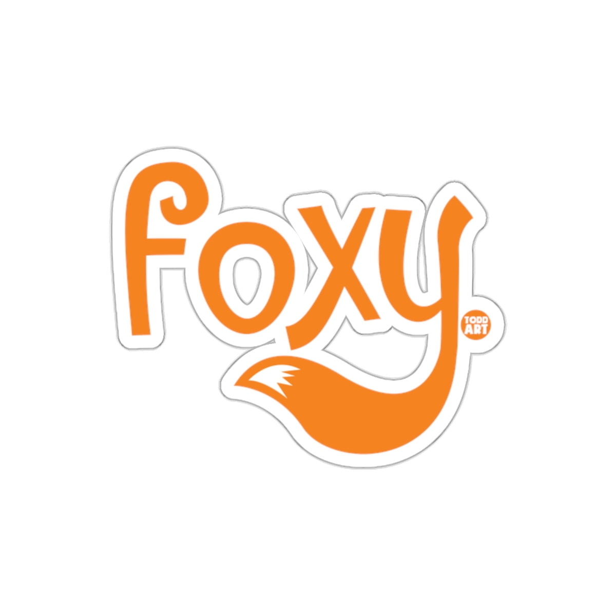 Foxy Todd Art Sticker for Fun and Unique Decor