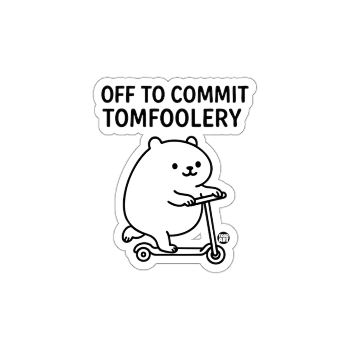 Off To Commit Tomfoolery Scooter Design product