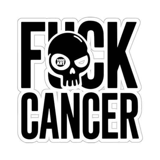 FUCK CANCER Todd Art Skull Graphic Design product type