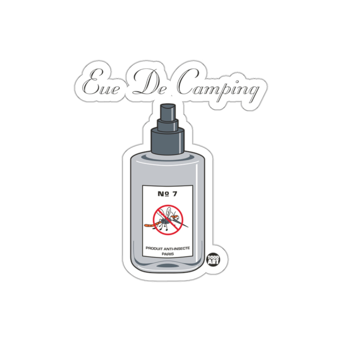 Eue De Camping No 7 Anti-Insecte Paris Sticker