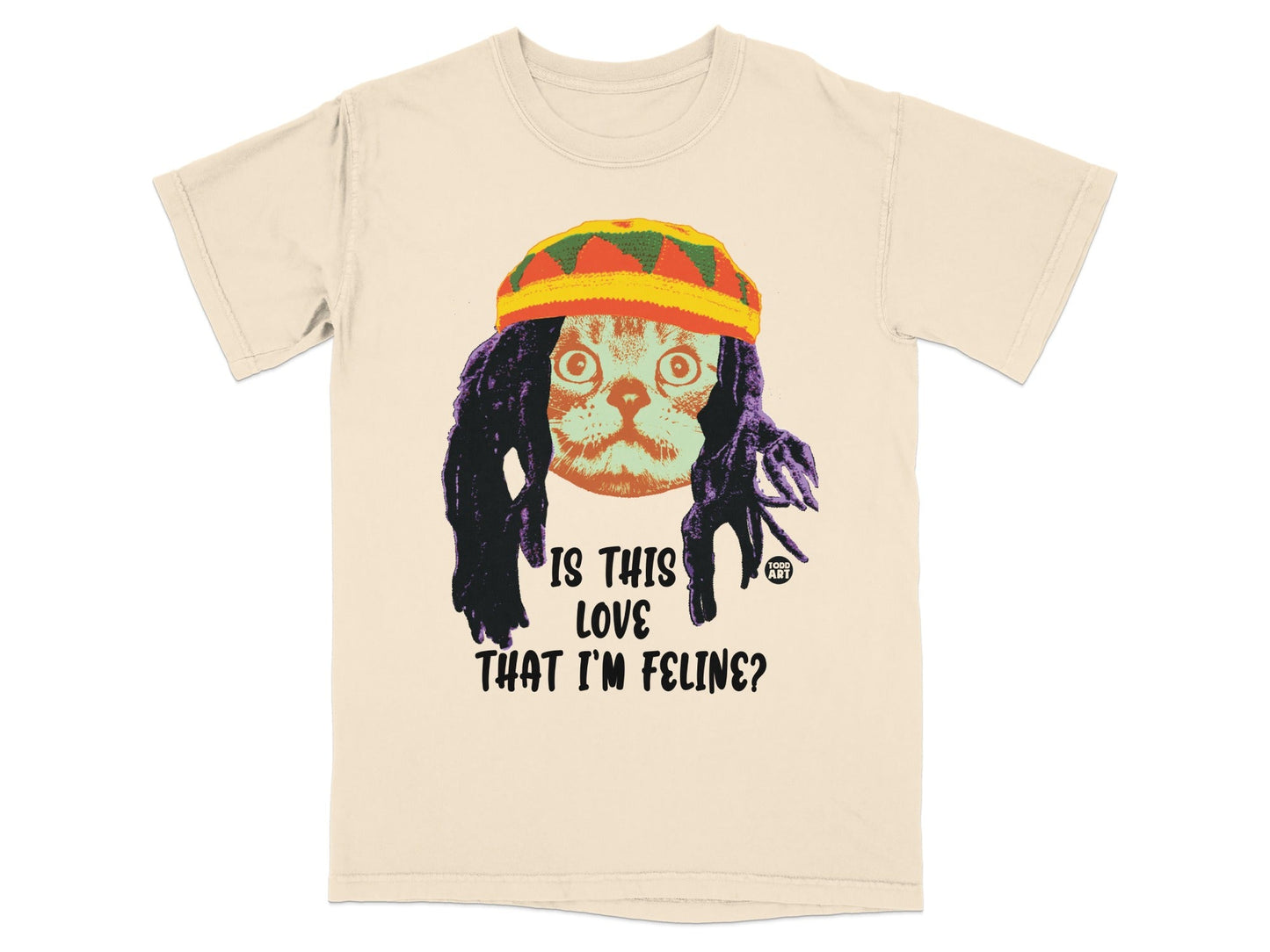 Is This Love That I'm Feline Cat Graphic T-Shirt