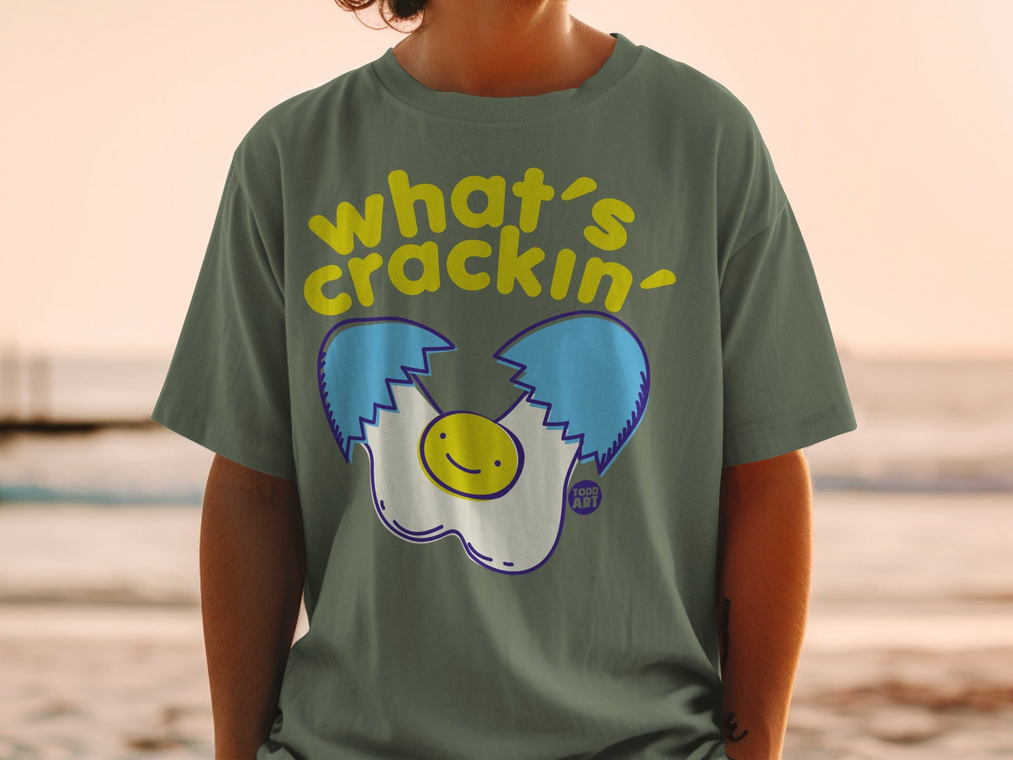 What's Crackin' Egg Graphic Short Sleeve T-Shirt