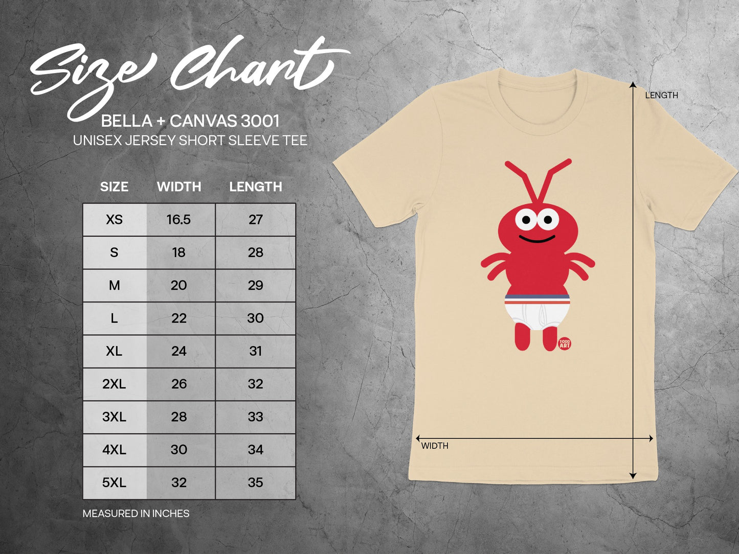 Red Cartoon Character Beige Tee Short Sleeve Shirt