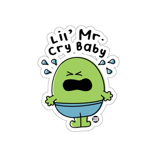 Lil' Mr Cry Baby Character Sticker Decoration