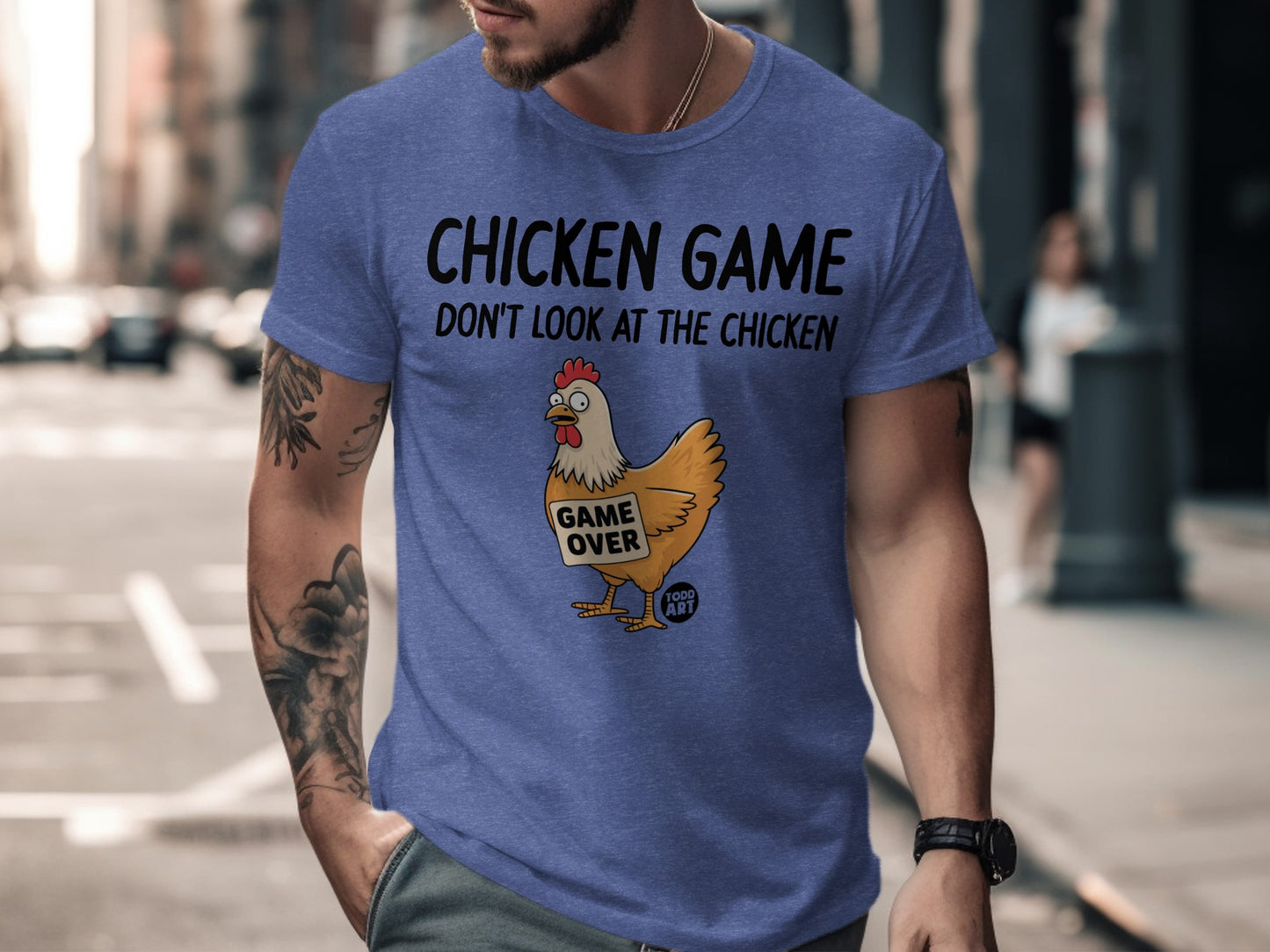 Chicken Game Don't Look At The Chicken T-shirt product type