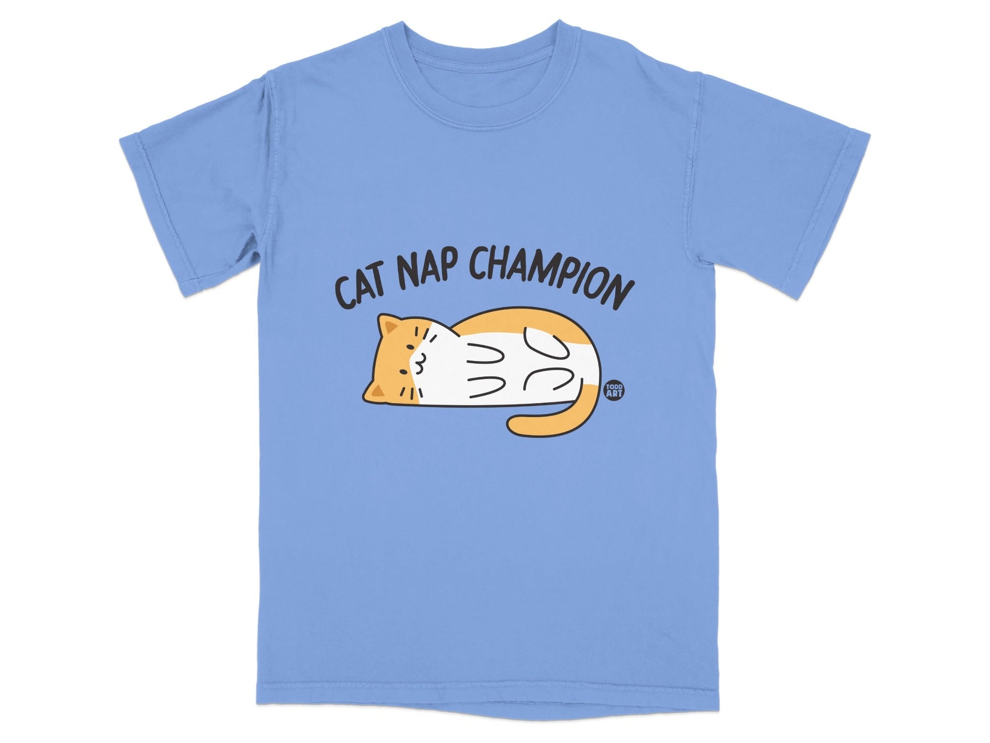 Cat Nap Champion Graphic T-Shirt for Cat Lovers