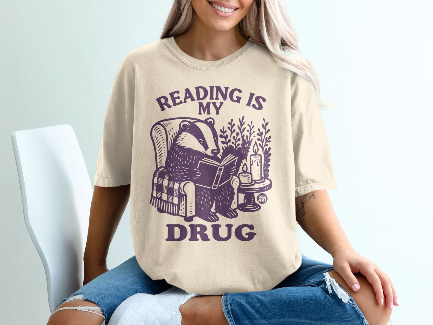 Reading is My Drug Comfort Fit Tee Shirt