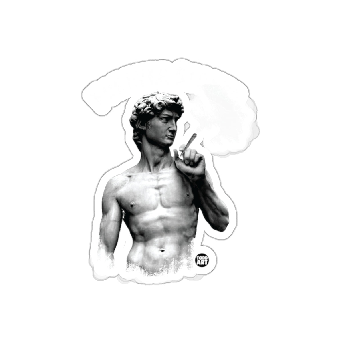 Michelangelo's David Classic Art Sticker