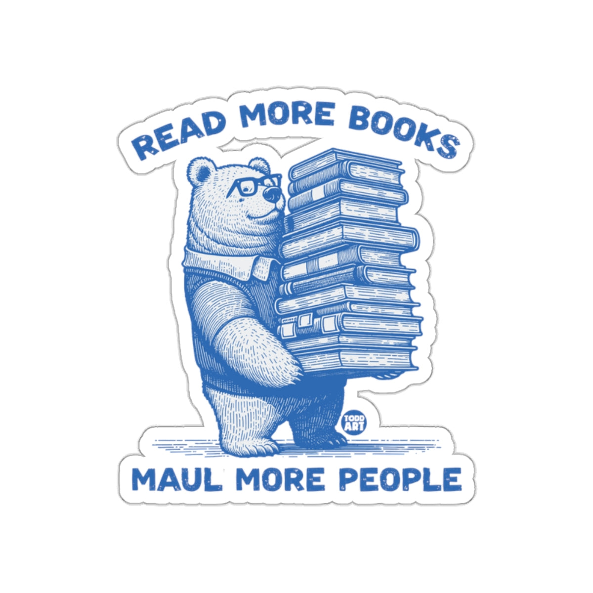 Read More Books Maul More People Sticker