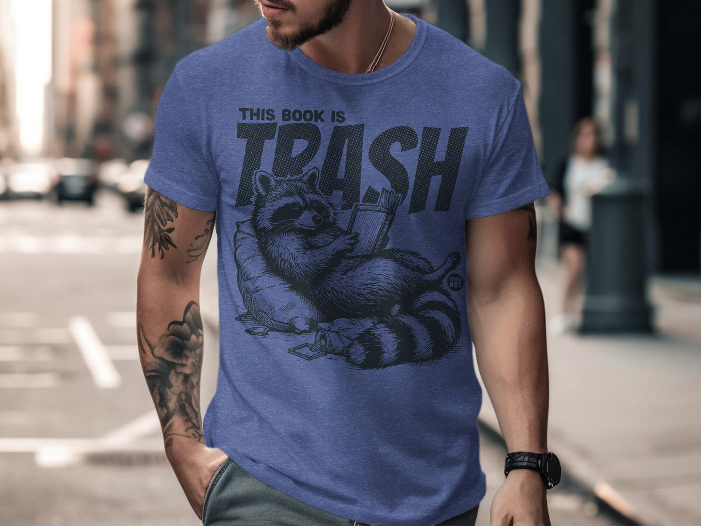 This Book is Trash Graphic Illustration T-shirt product