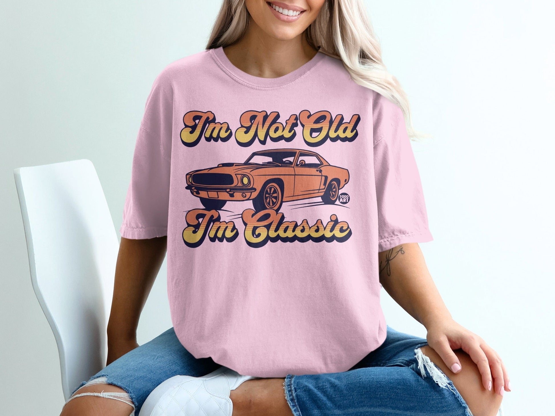 I'm Not Old I'm Classic Vintage Car Graphic Tee