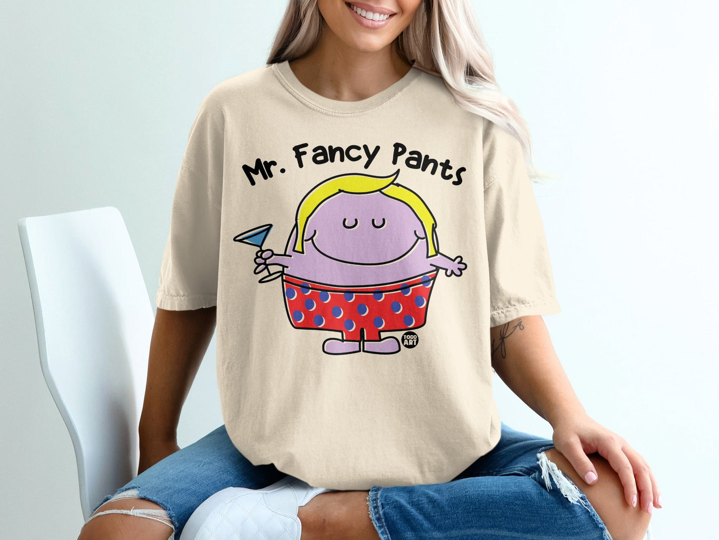 Mr. Fancy Pants Funny Graphic Tee Shirt