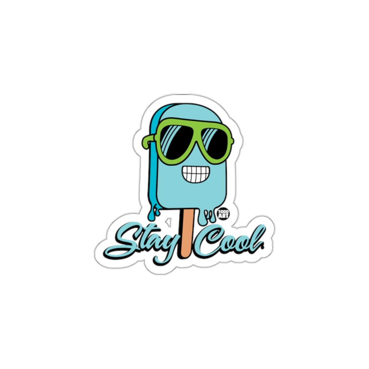Stay Cool Popsicle Graphic Sticker Product