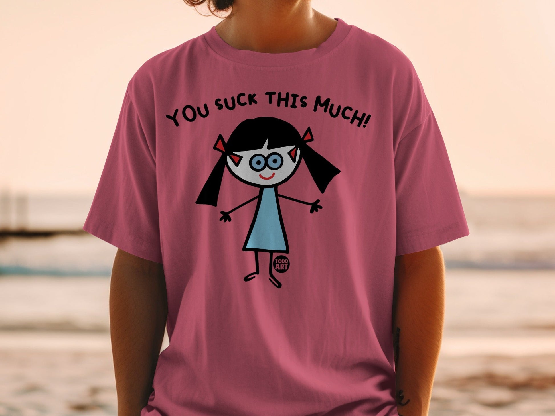 You Suck This Much Cartoon Character T-shirt