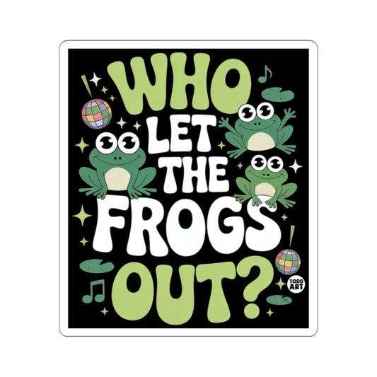 WHO LET THE FROGS OUT? Groovy Frogs Music Disco product type