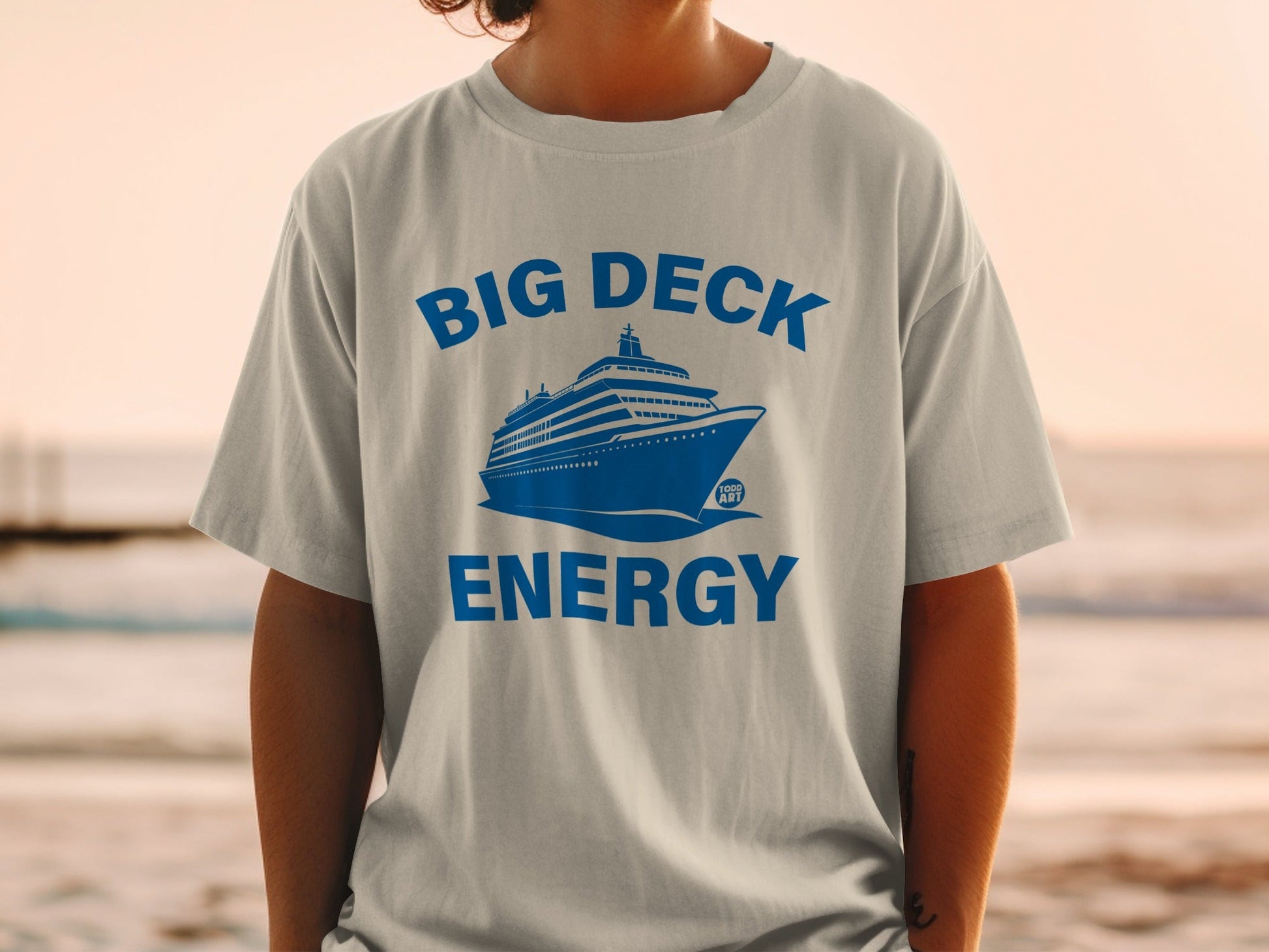 Big Deck Energy Cruise Ship Graphic Tee