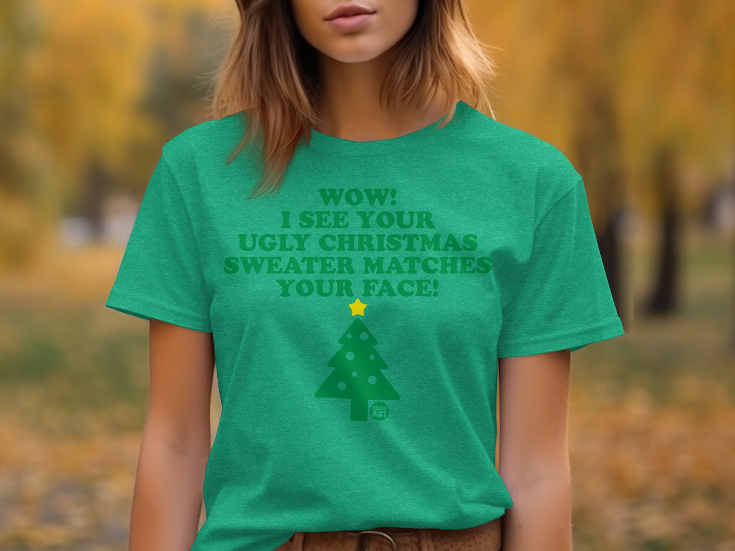Wow I See Your Ugly Christmas Sweater Shirt