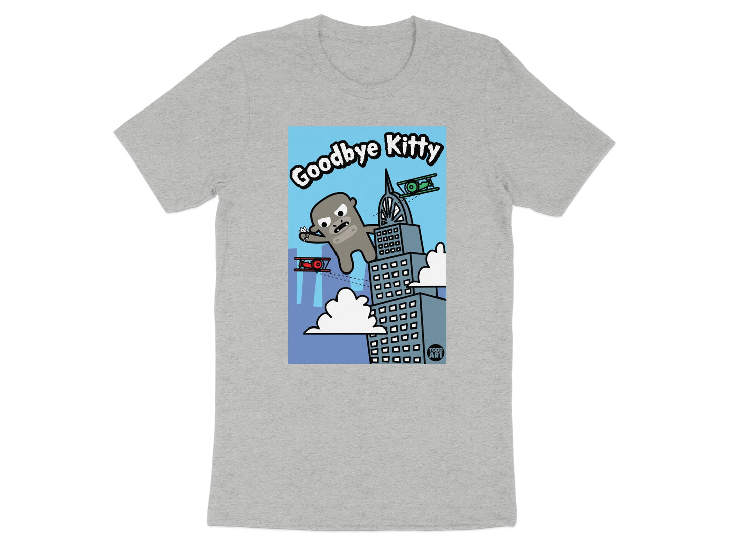 Goodbye Kitty Graphic T-Shirt for Casual Wear