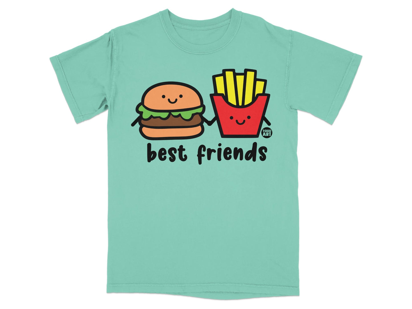 Best Friends Burger and Fries Graphic T-shirt