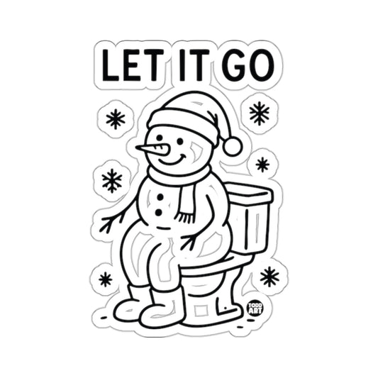 LET IT GO Snowman Toilet Snowflakes 
