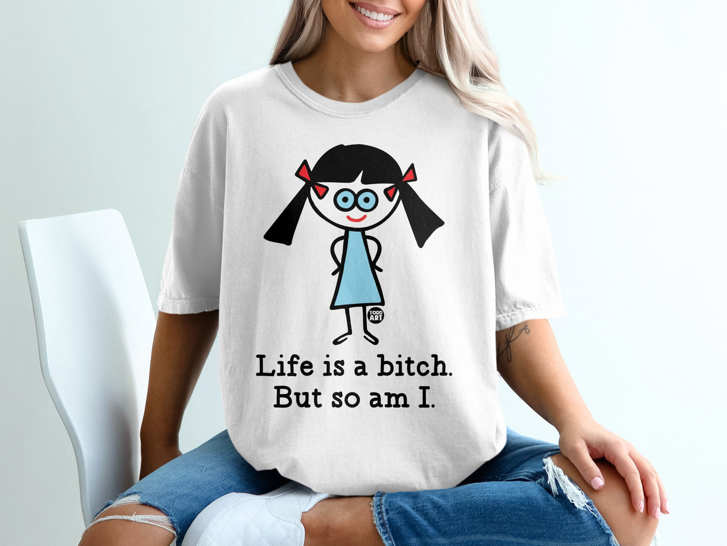 Life Is A Bitch But So Am I Graphic Tee