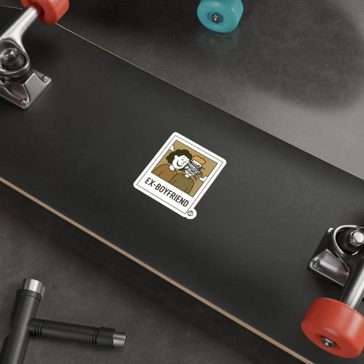 EX-BOYFRIEND Cute Sticker for Skateboards Laptops