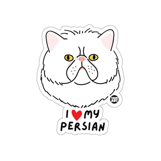 I Love My Persian Cat Sticker Fun Decorative Item