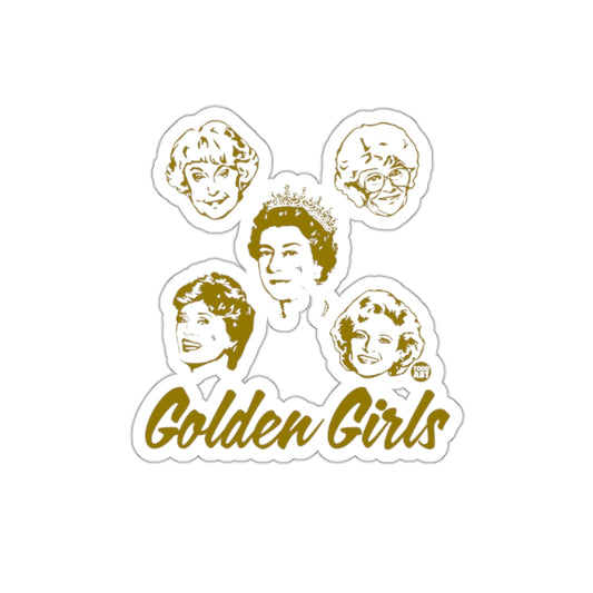 The Golden Girls Queen Elizabeth Tribute Golden Stickers