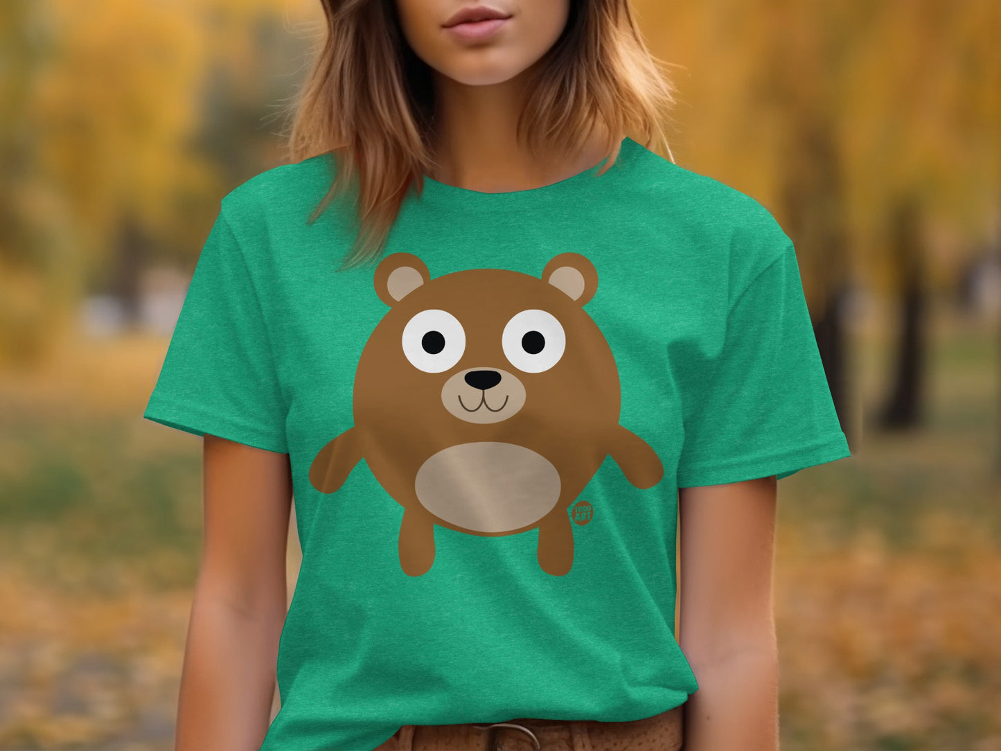 Cute Bear Printed T-Shirt Perfect for Casual Days