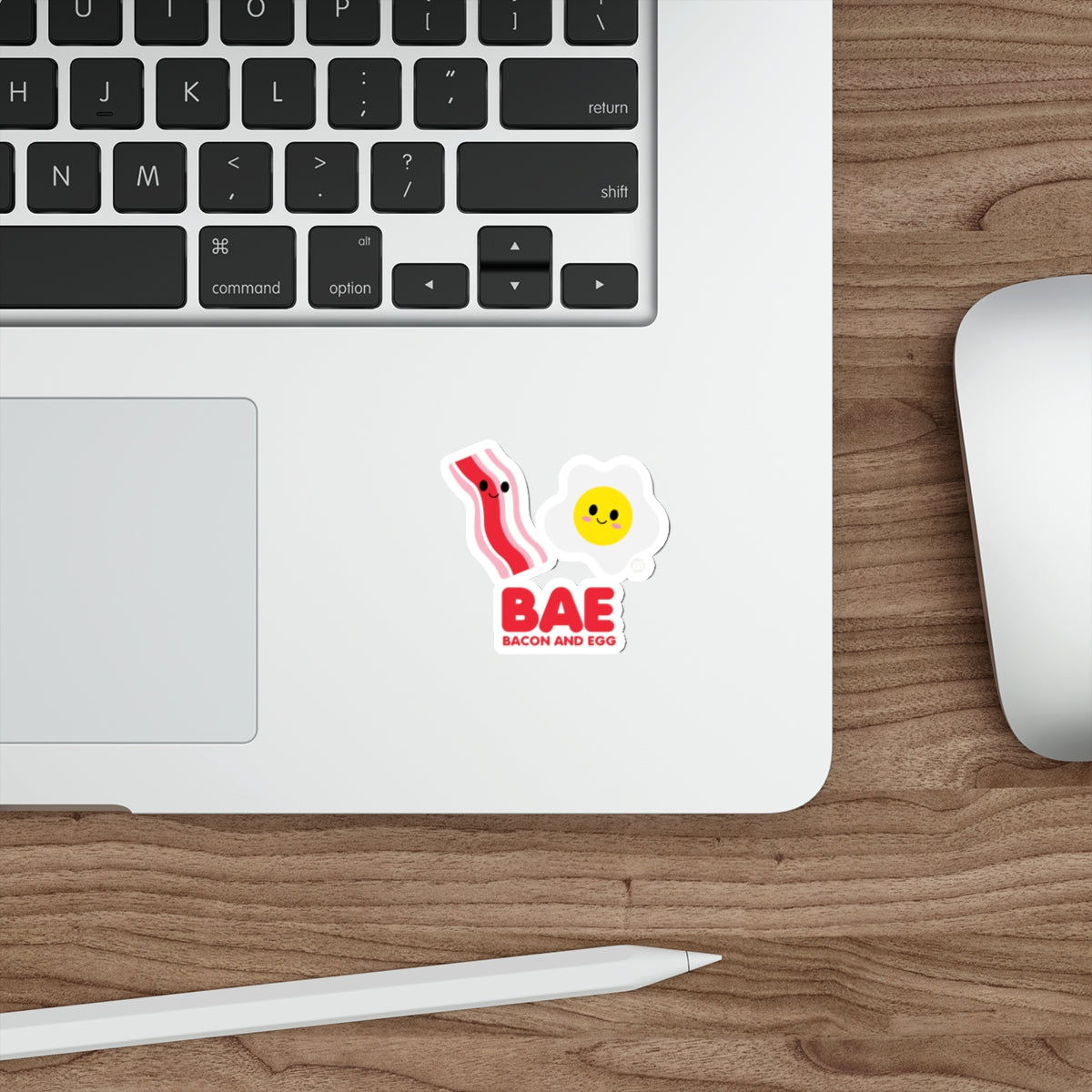 Cute Bacon and Egg BAE Sticker for Laptops Tumblers