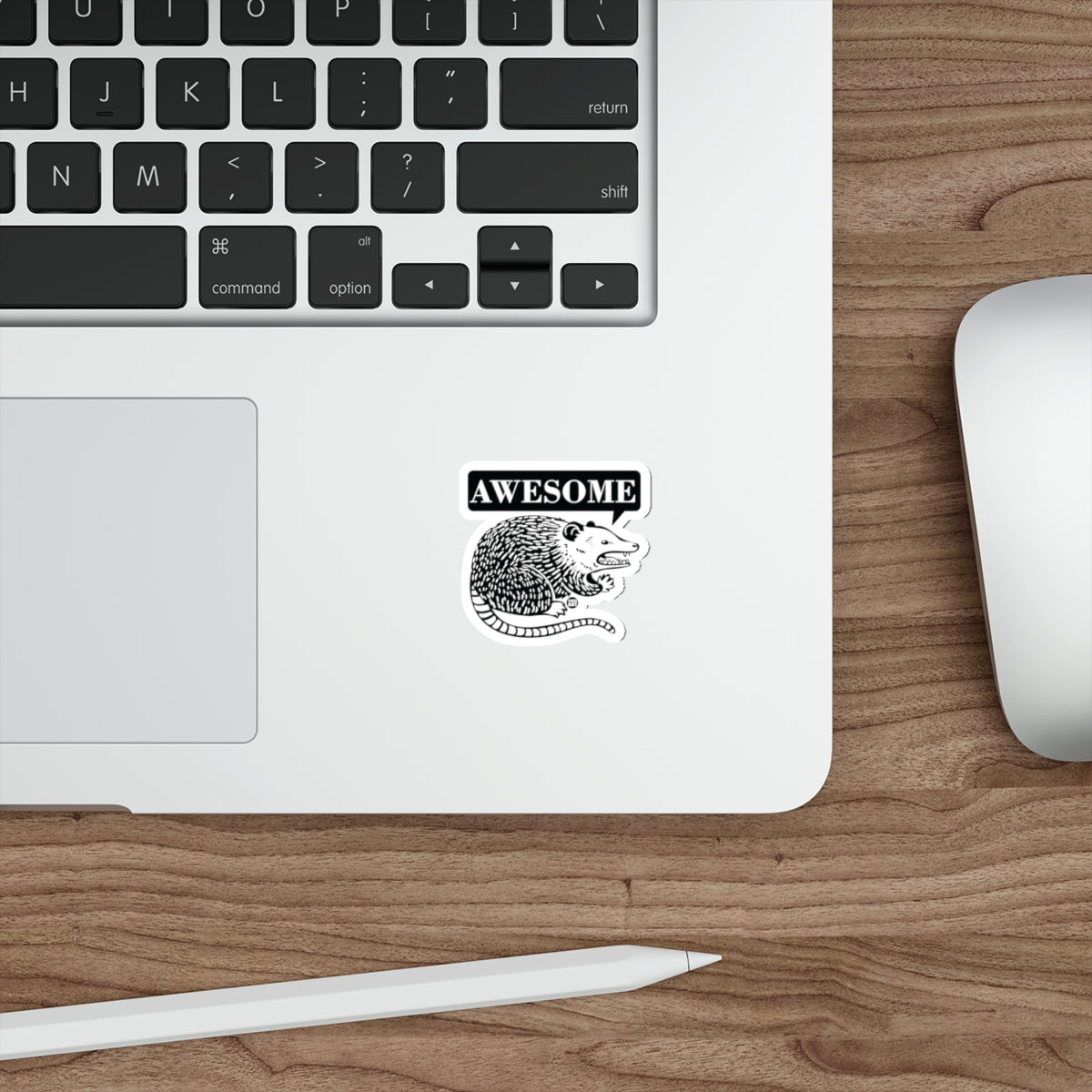 Awesome Possum Graphic Vector Illustration sticker