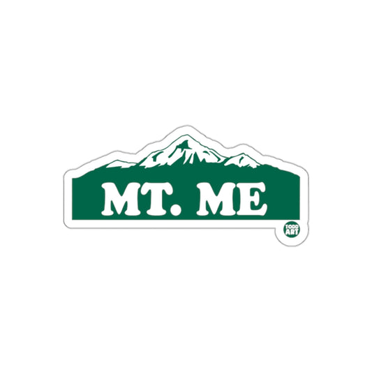 MT ME Mountain Illustration From Todd Art Design sticker