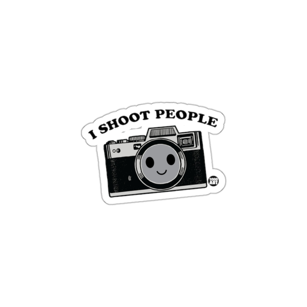 I Shoot People Funny Camera Photography Sticker