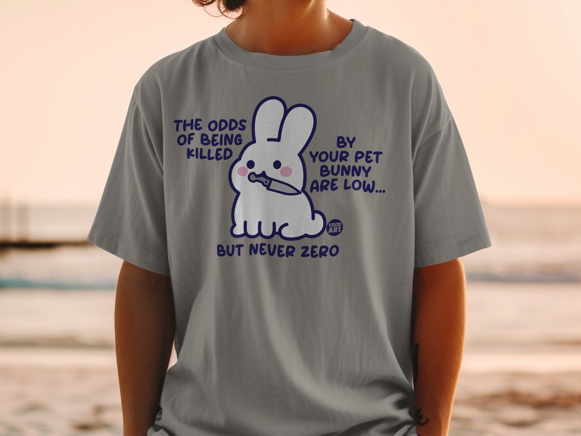 The Odds of Being Killed By Your Pet Bunny Are Low T-Shirt