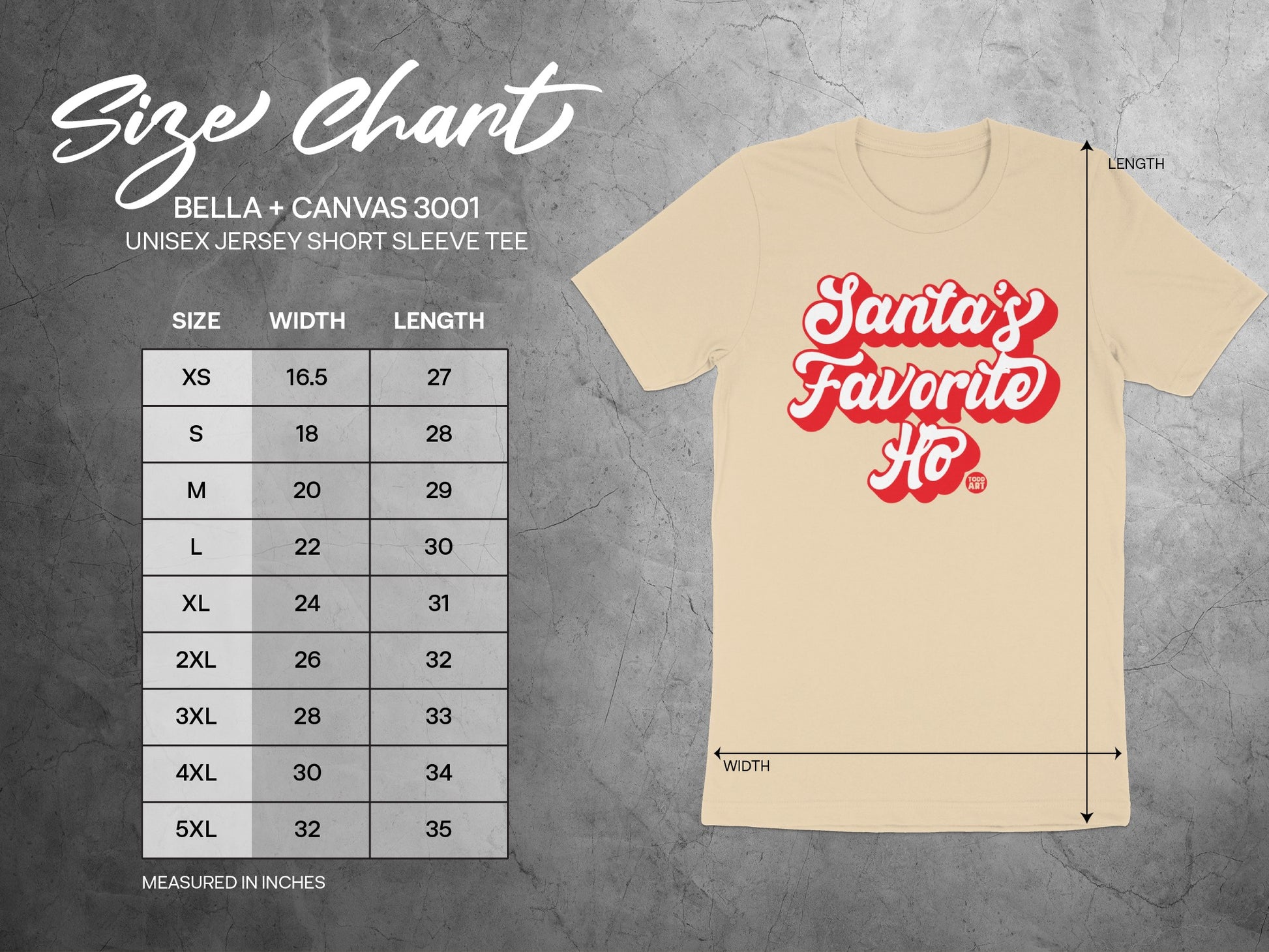Santa's Favorite HO Unisex Jersey Short Sleeve Tee
