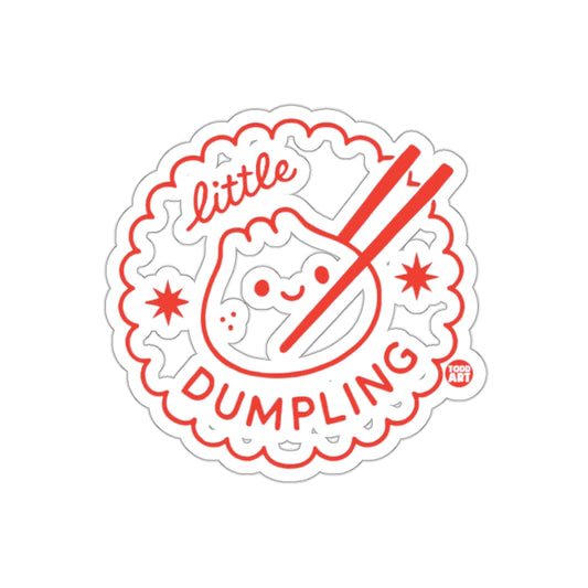 Little Dumpling Cute Sticker With Chopsticks Design
