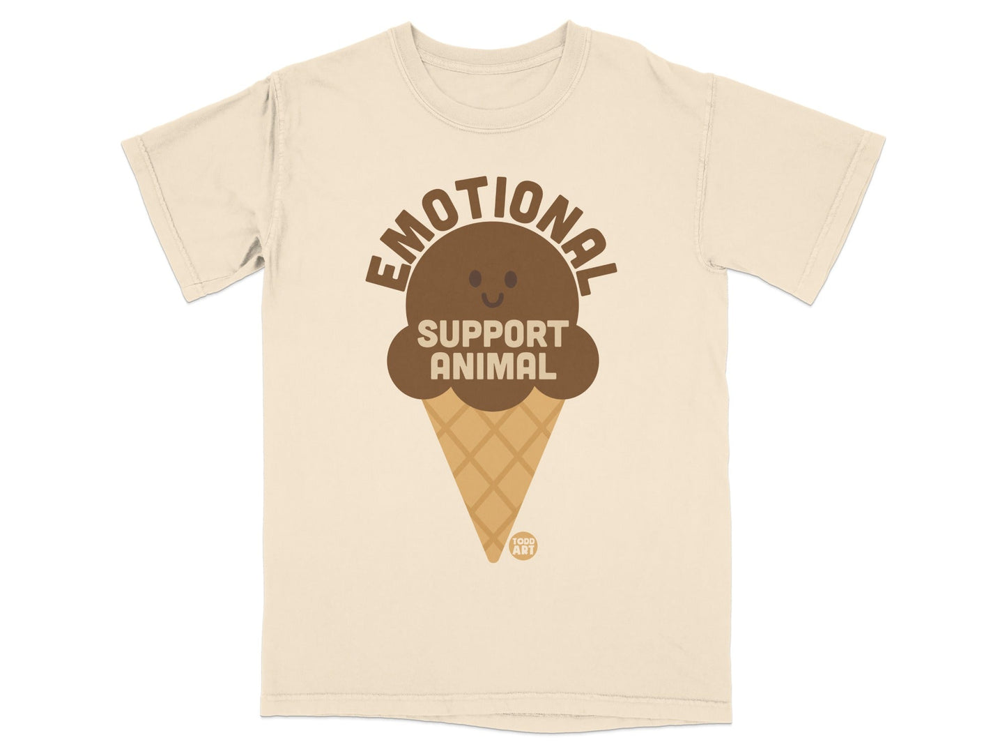 Emotional Support Animal Ice Cream Cone T-shirt