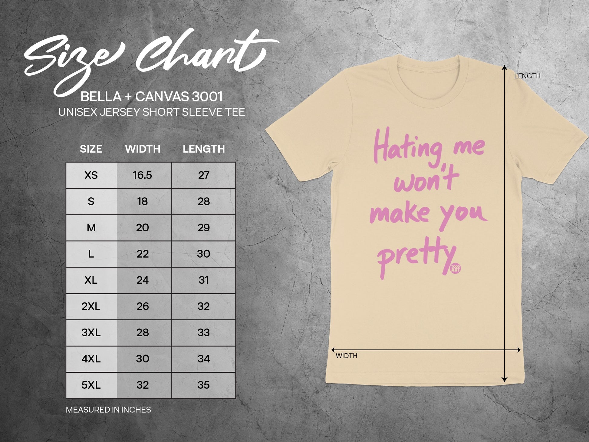 Hating Me Won't Make You Pretty Unisex Jersey Tee