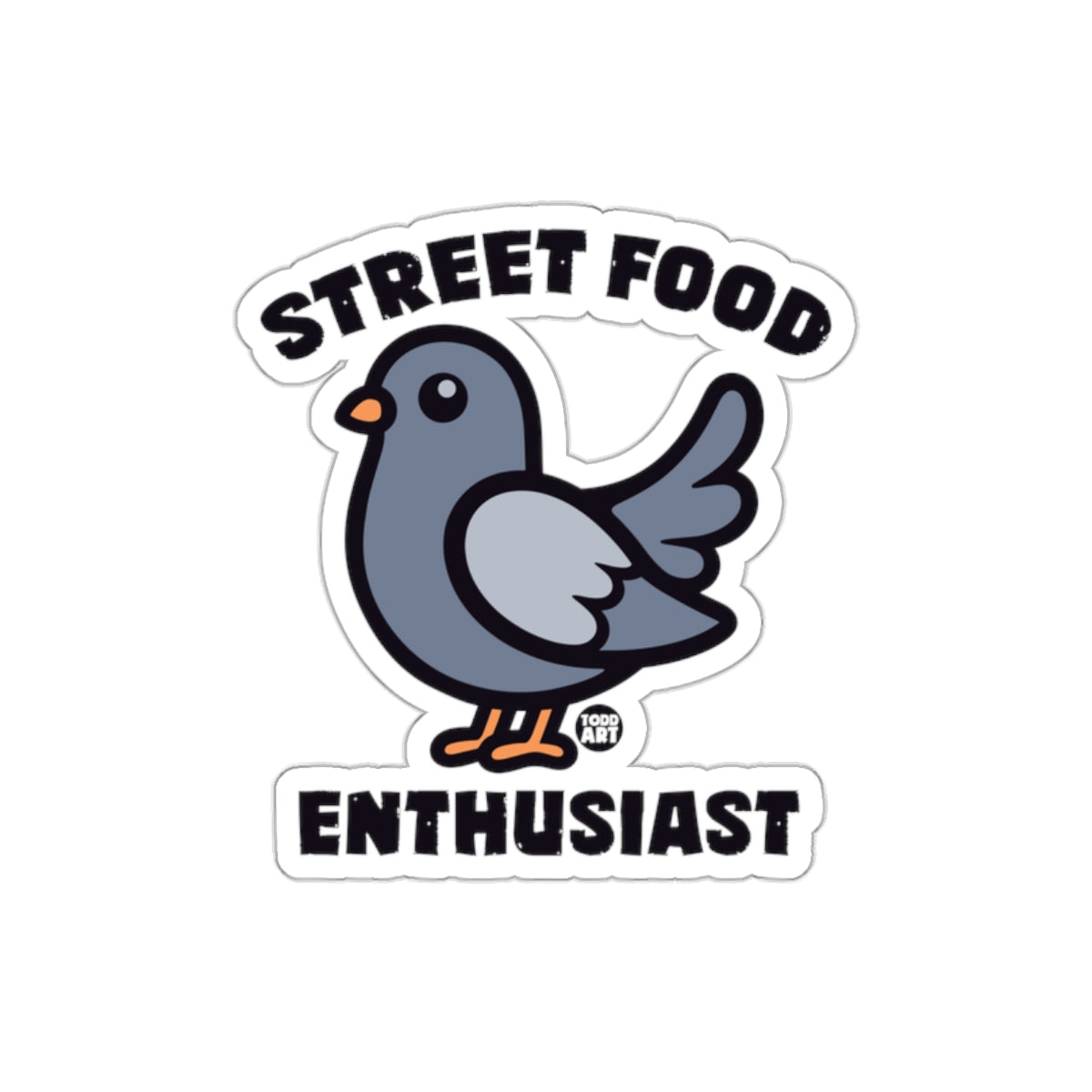 Street Food Enthusiast Sticker for Food Lovers