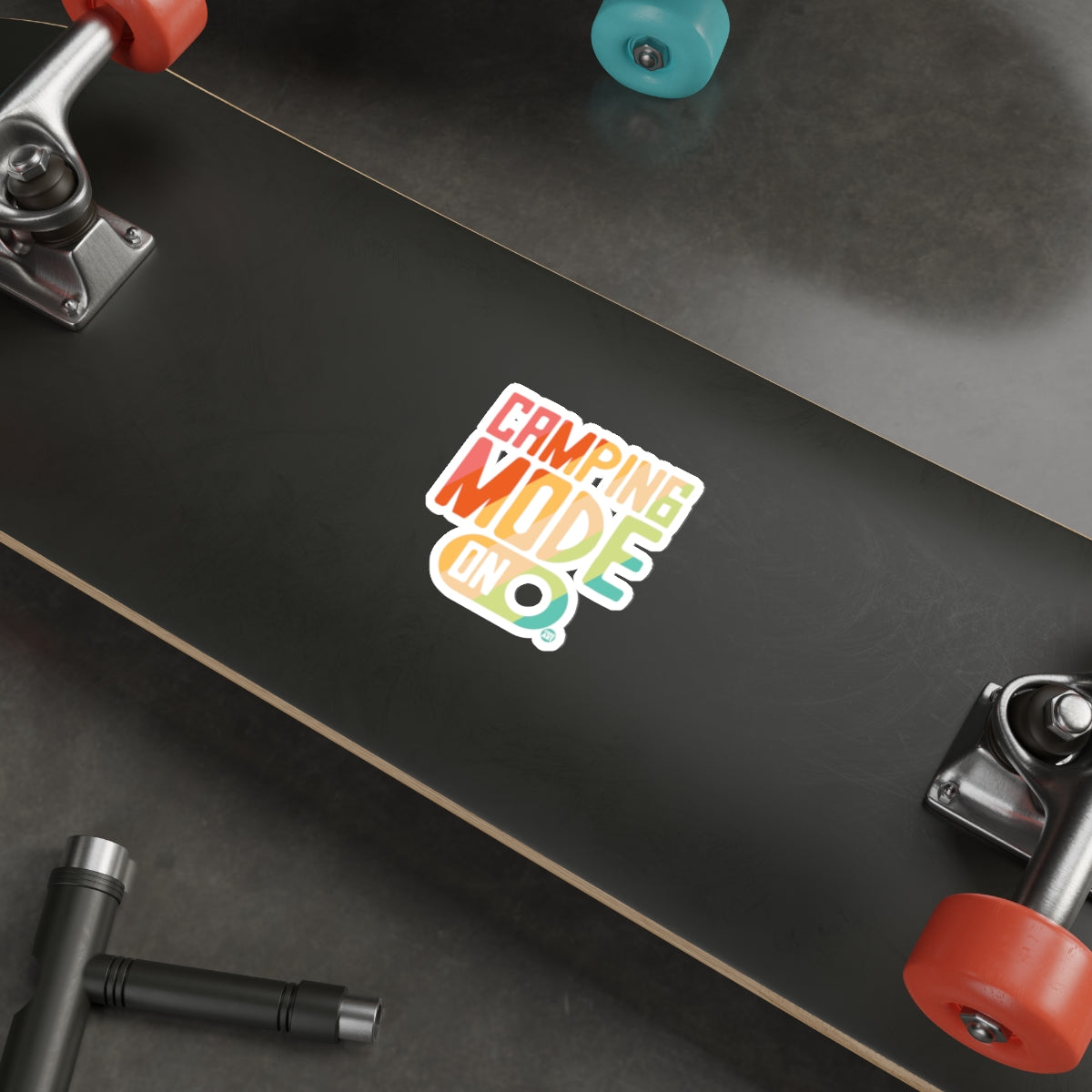 Camping Mode On Artistic Design Creative Adventure Stickers