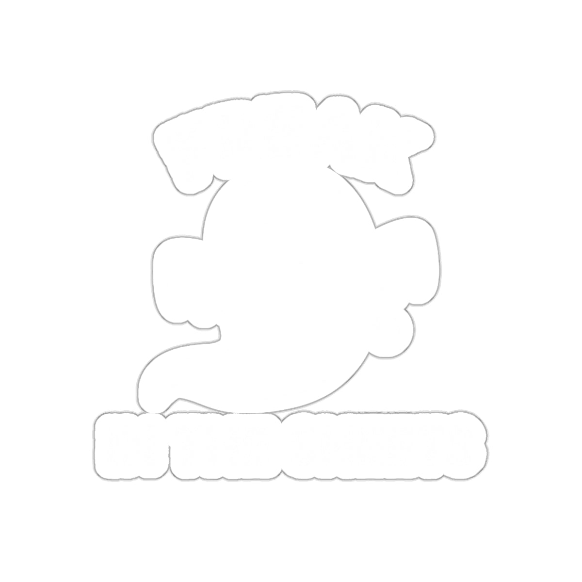 Freak In The Sheets Ghostly Character Sticker