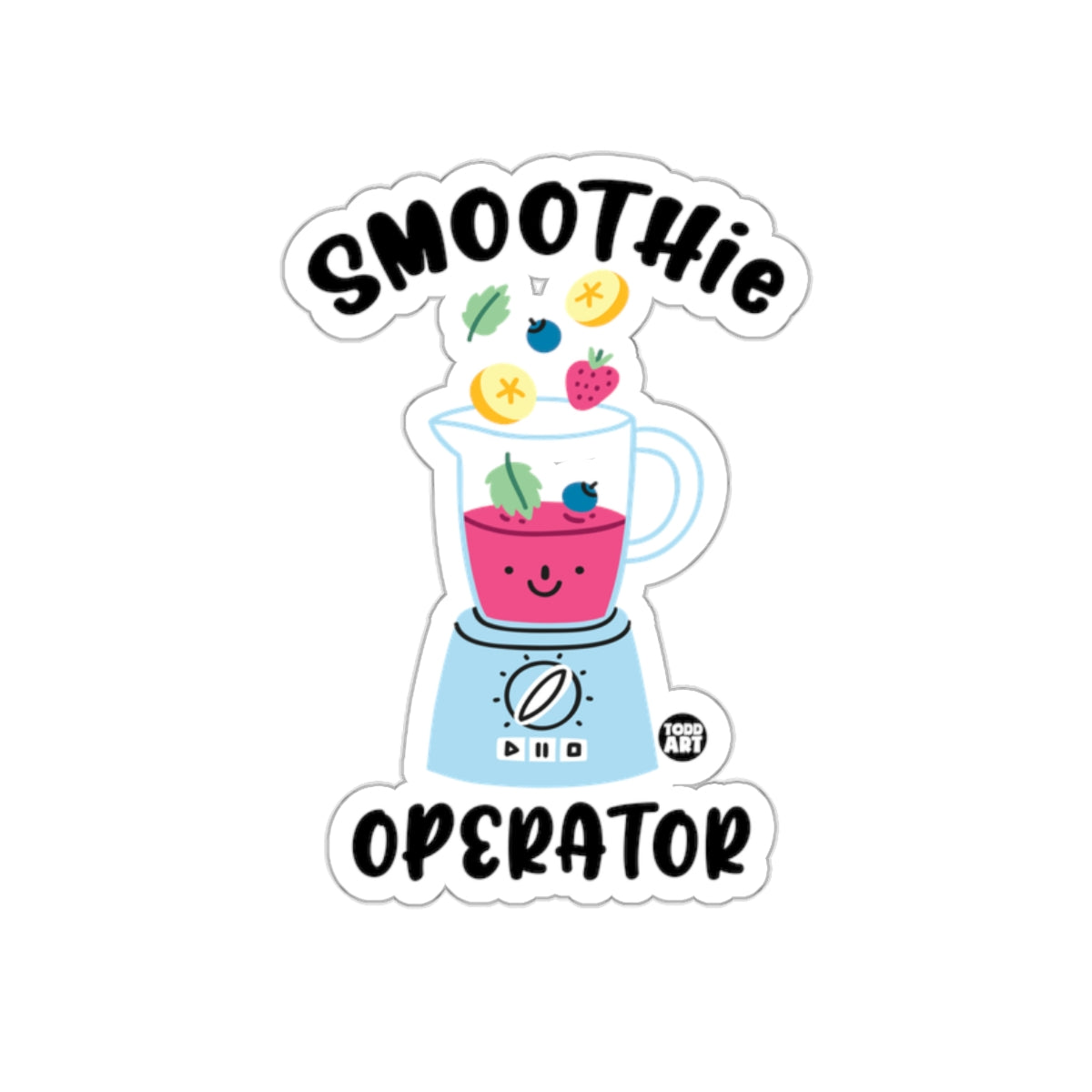 Smoothie Operator Sticker Fun Kitchen Décor