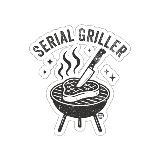Serial Griller Barbecue Grilling Sticker Product