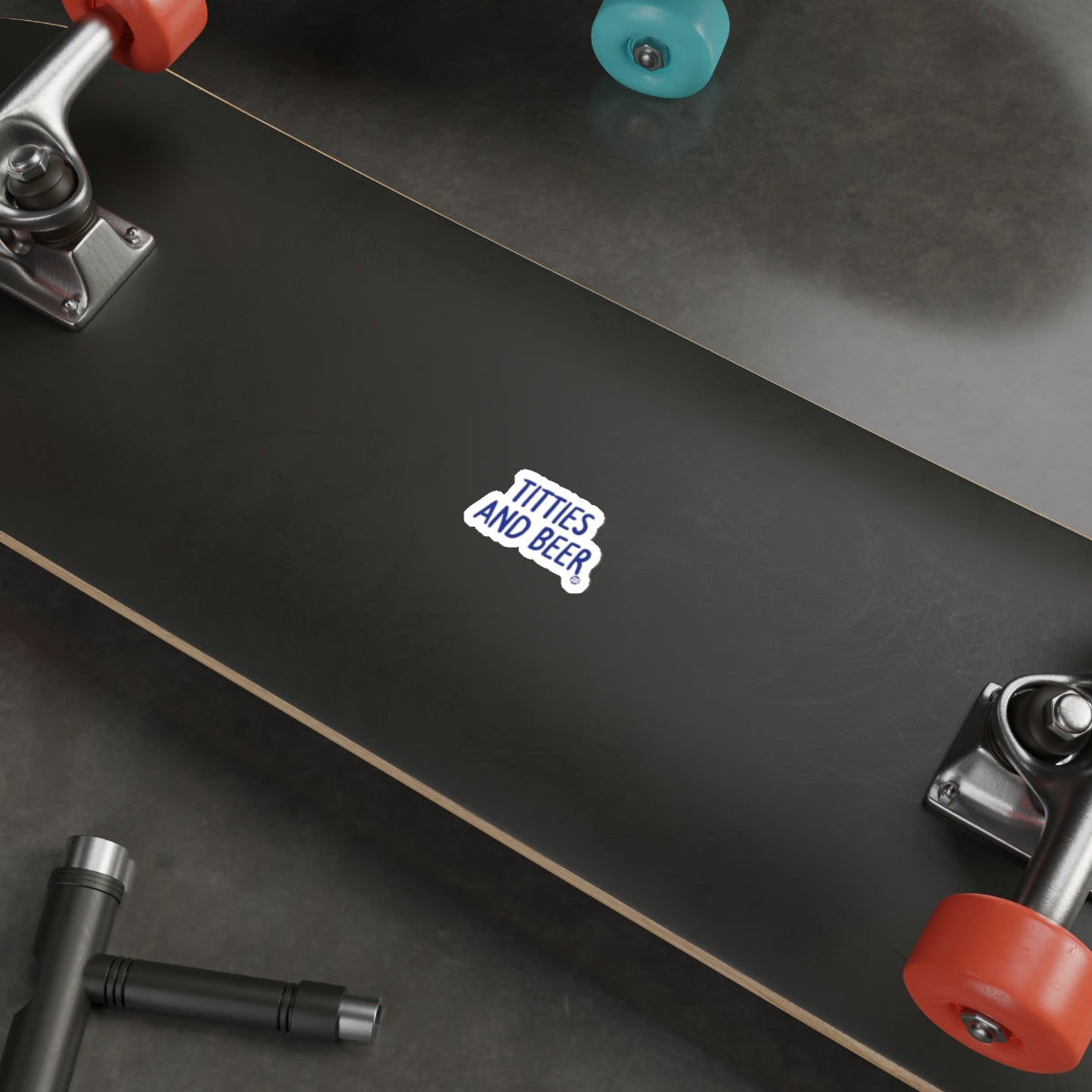 Titties And Beer Graphic Design Skateboard Deck