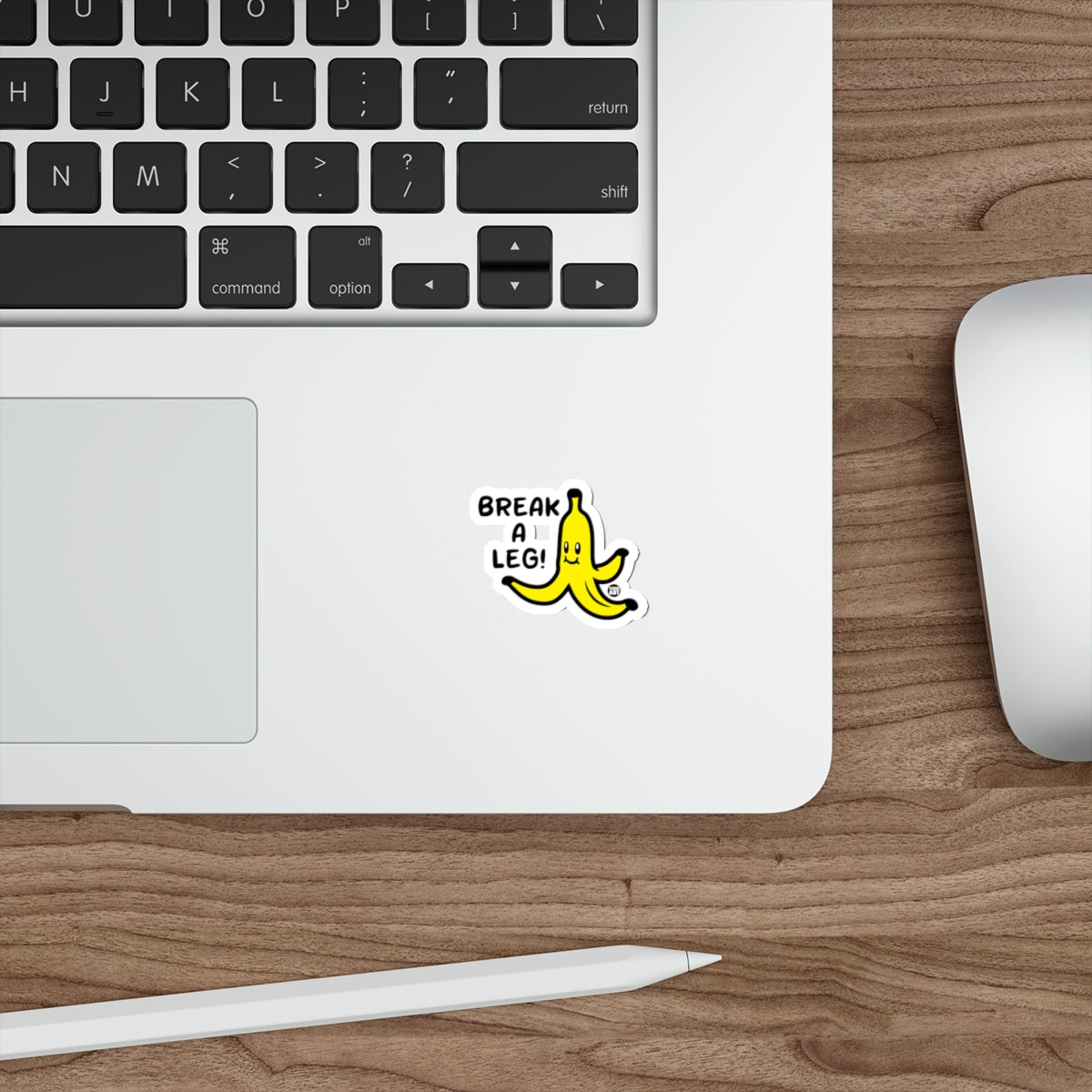 Break A Leg Banana Sticker Fun Laptop Decal Accessory